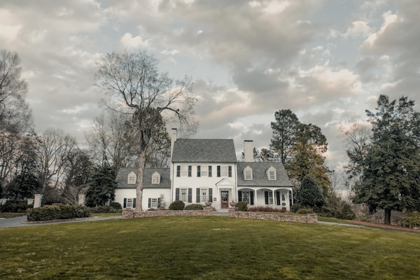 Residential home in North Carolina surrounded by trees
